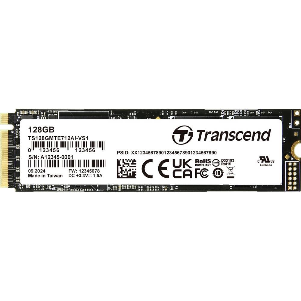 Transcend 128 GB PCIe M.2 SSD harde schijf TS128GMTE712AI-VS1