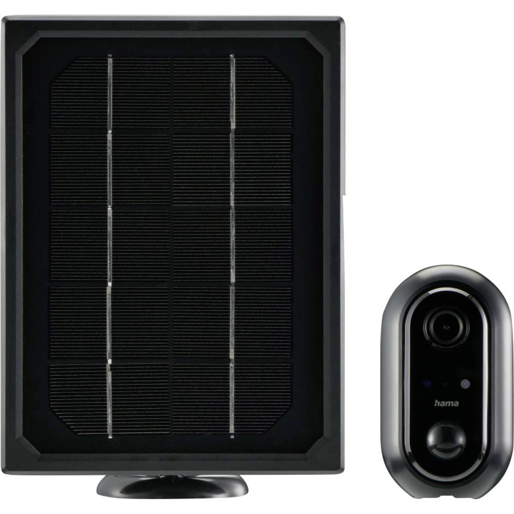 Hama Überwachungskamera, WLAN-Kamera outdoor, Akku, Solar, Aufzeichnung, 1080p 00176648 IP Bewakingscamera Draadloos