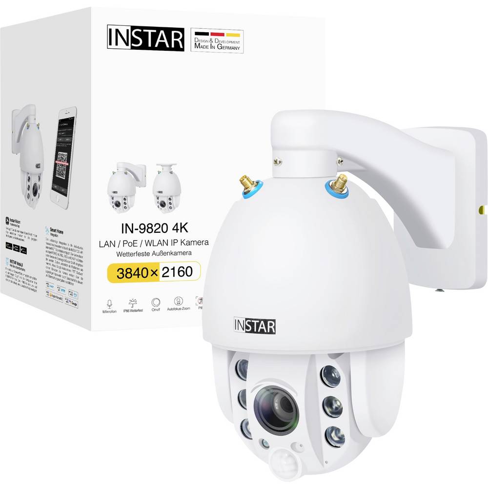 INSTAR neu  IN-9820 4K weiß 18004 IP Bewakingscamera