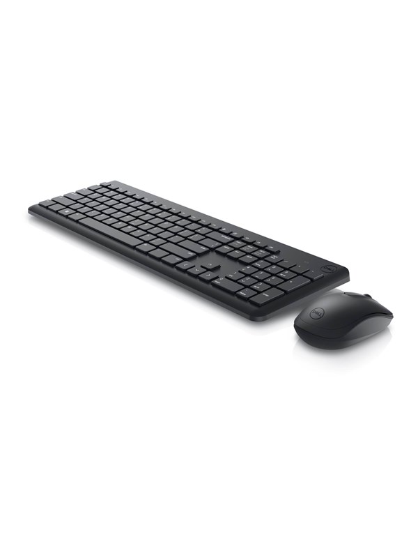 Dell Wireless Keyboard and Mouse KM3322W - keyboard and mouse set - AZERTY - French - black Input Device - Keyboard and mouse set - Frans - Zwart
