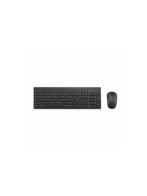 Kensington KM150 EQ - Keyboard and mouse set - Zwart