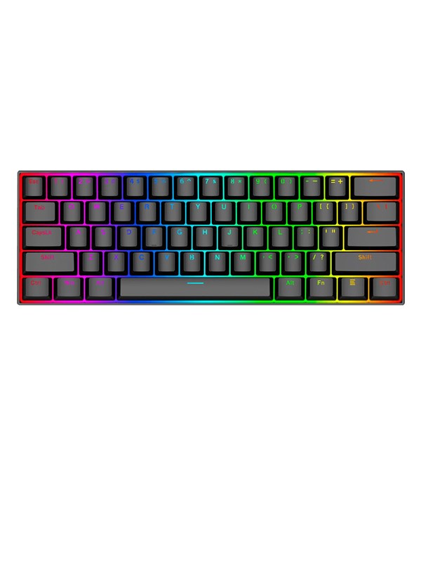 REDRAGON K630RGB-1 Gaming Mechanical Keyboard - Gaming Toetsenbord - Zonder Numpad - Engels - VS - Zwart
