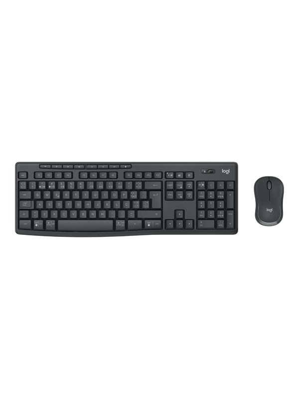 Logitech MK370 Combo for Business - keyboard and mouse set - QWERTY - Portuguese - graphite Input Device - Keyboard and mouse set - Portugees - Zwart