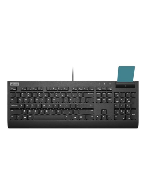 Lenovo Smartcard II - keyboard - QWERTY - Swedish/Finnish - black Input Device - Toetsenbord - Swedish/Finnish - Zwart