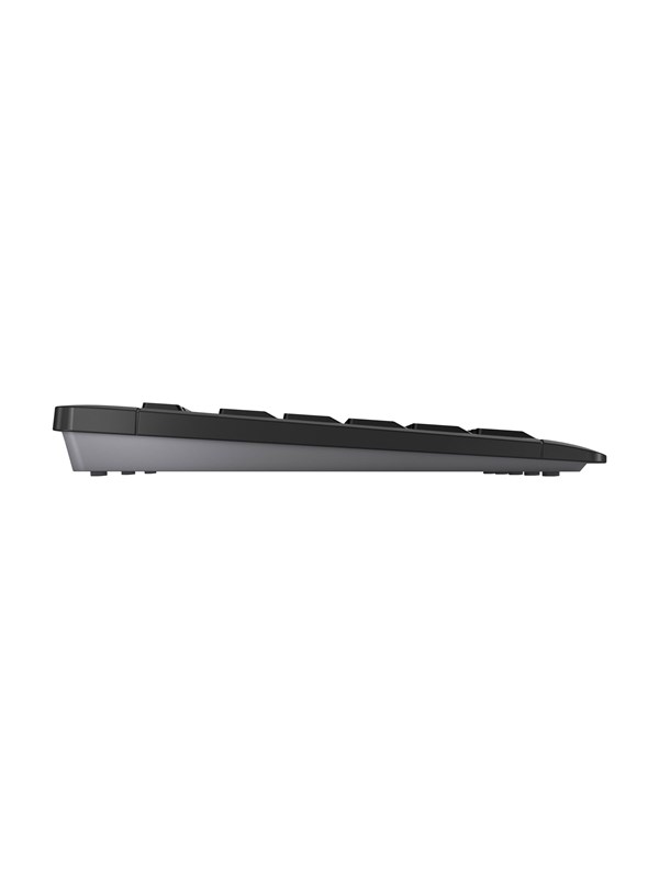 Cherry STREAM DESKTOP COMFORT - Keyboard and mouse set - Frans - Grijs