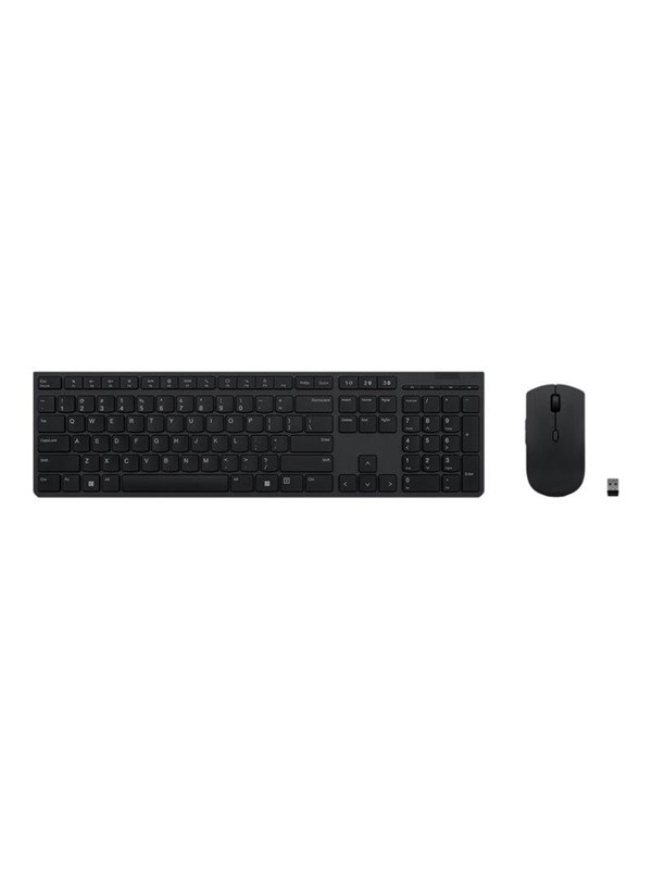Lenovo Professional - keyboard and mouse set - QWERTY - US English Input Device - Keyboard and mouse set - VS-Engels - Grijs