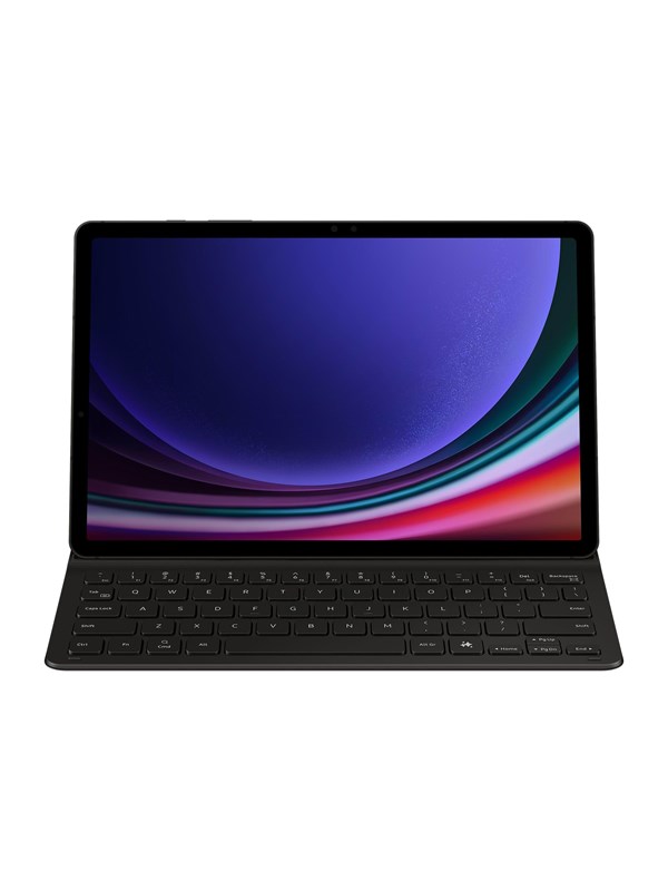 Samsung Galaxy Tab S10 FE / Tab S9 FE / Tab S9 - Book Cover Keyboard Slim - Black (English) - Keyboard and folio case - Zwart