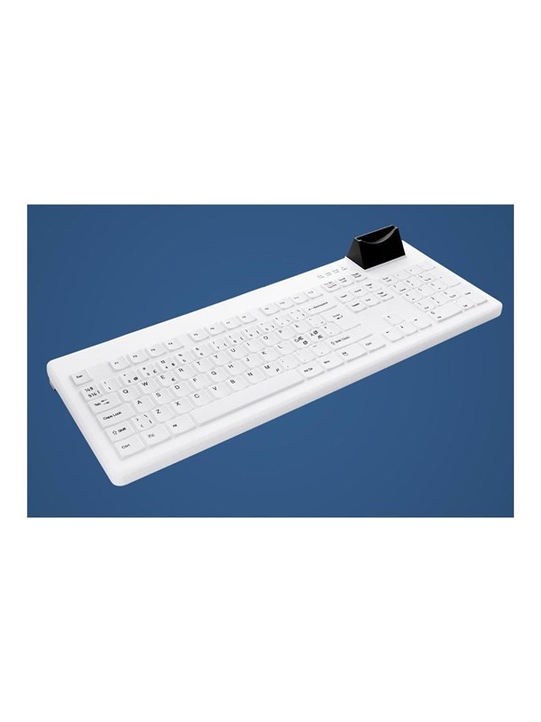 Cherry Active Key AK-C8200F - keyboard - Toetsenbord - Duits - Wit