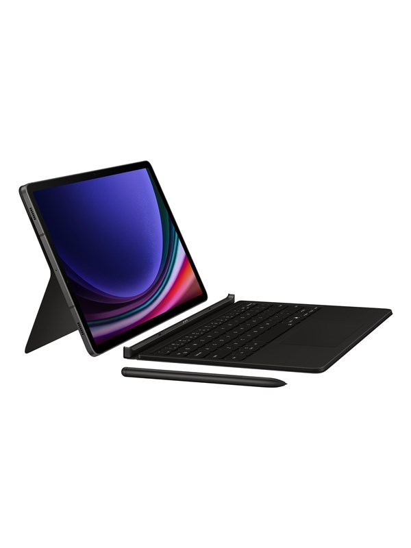 Samsung Galaxy Tab S10 FE / Tab S9 FE / Tab S9 - Book Cover Keyboard - Black (English) - Keyboard and folio case - Zwart