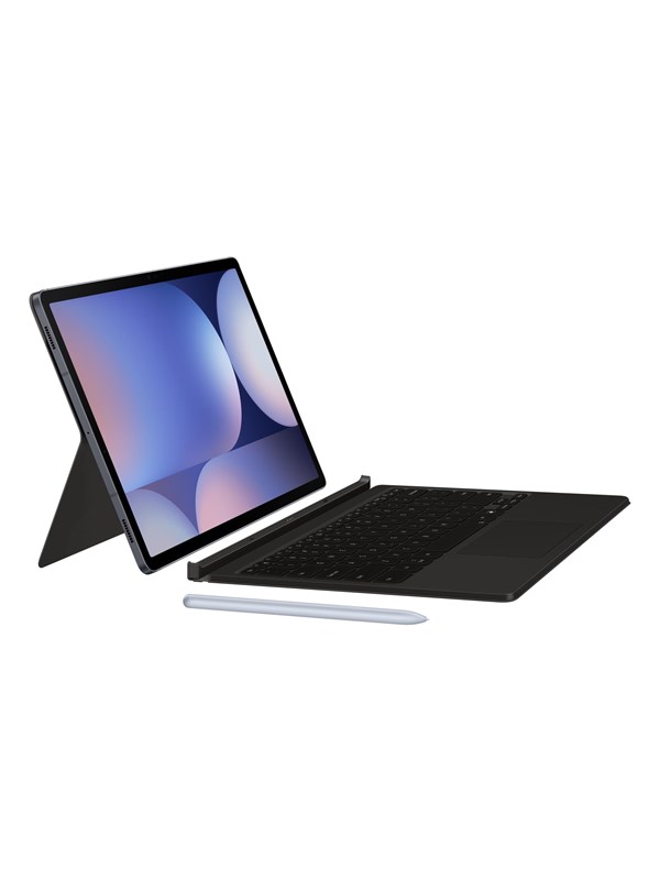 Samsung Galaxy Tab S10+ / Tab S9 FE+ / Tab S9+ - Book Cover Keyboard - Black (English) - Keyboard and folio case - Zwart