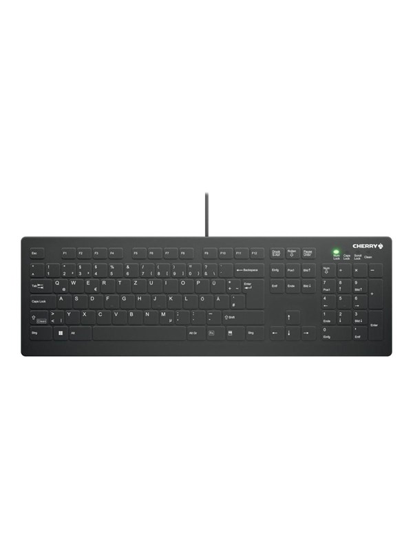Cherry Active Key AK-C8112 - keyboard - Toetsenbord - Zwitsers - Zwart