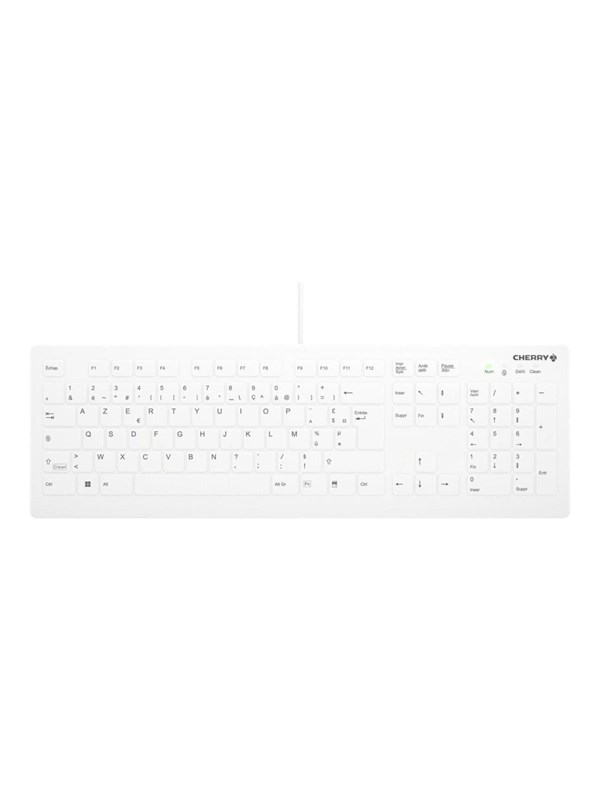 Cherry Active Key AK-C8112 - keyboard - Toetsenbord - Frans - Wit