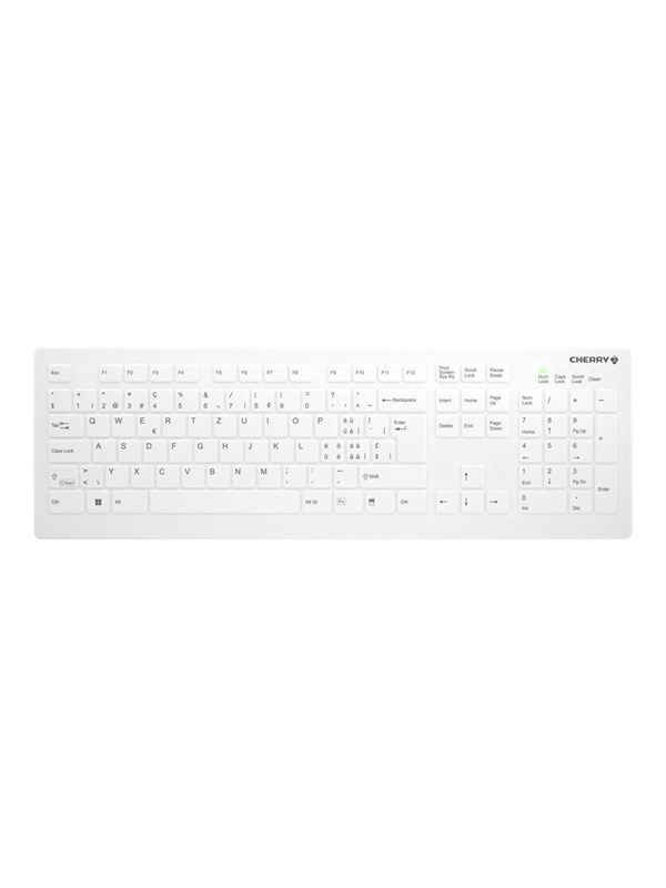 Cherry Active Key AK-C8112 - keyboard - Toetsenbord - Zwitsers - Wit