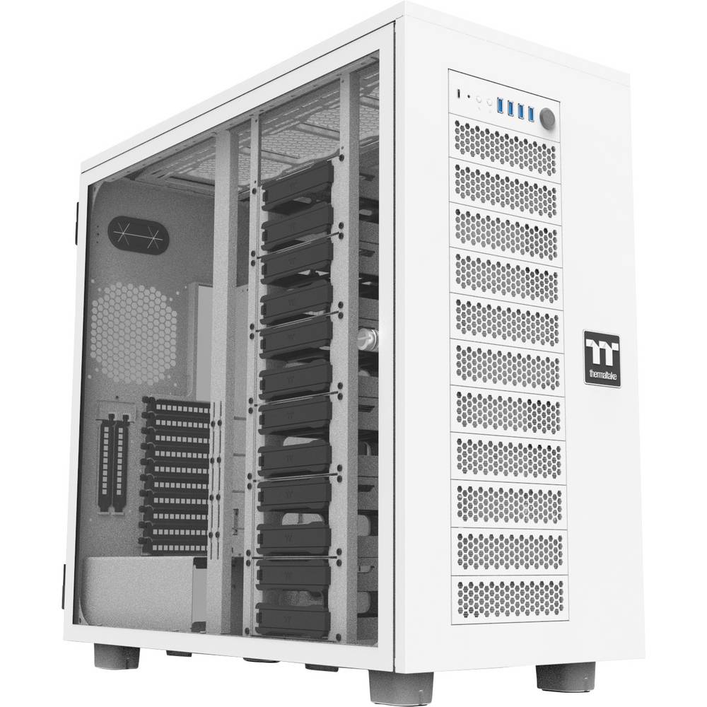Thermaltake AX700 TG Snow White Full Tower Gaming-behuizing Sneeuwwit
