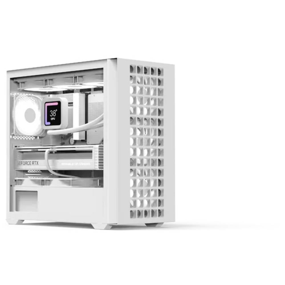 AeroCool D302A-G-WT Mini-tower PC-behuizing Zwart, Wit