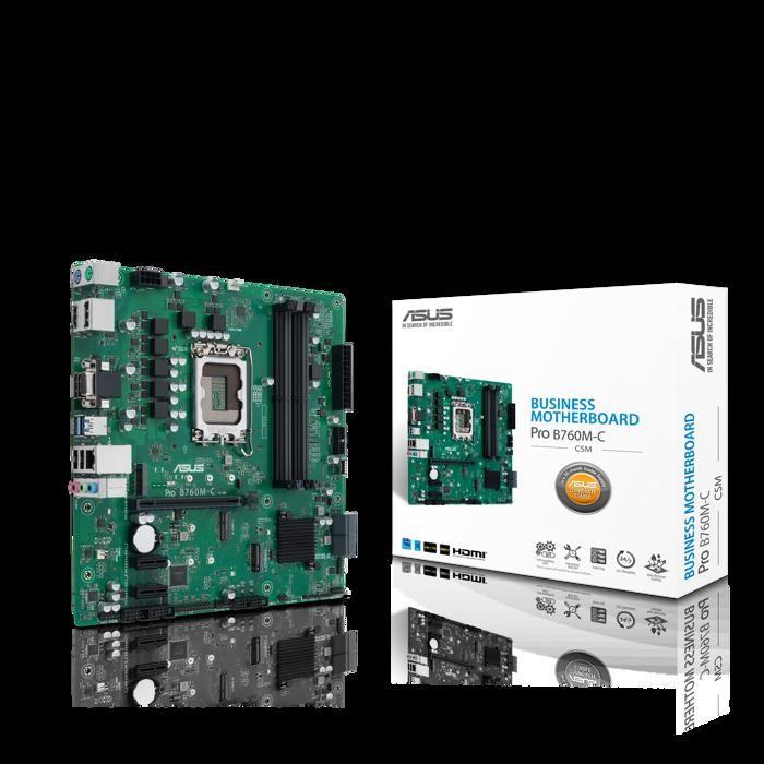 Egenta Carte mère - ASUS - PRO B760M-C-CSM - Intel B760 LGA 1700 micro ATX