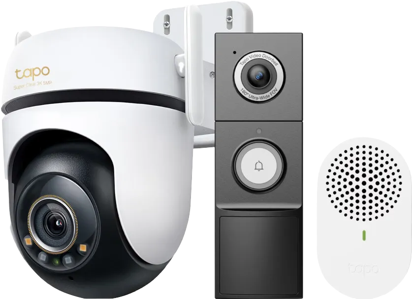 TP-Link Tapo C530WS + D235 Smart Battery & Wired Doorbell