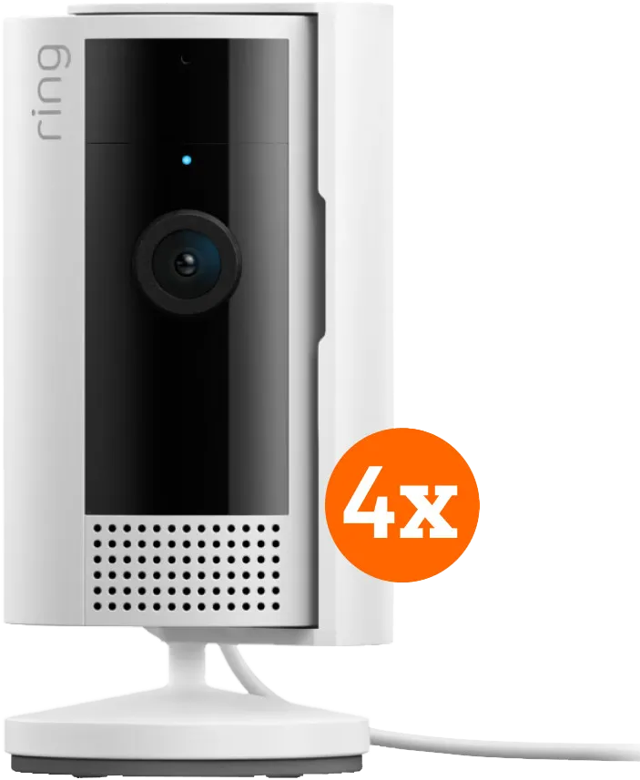 Ring Indoor Cam 2nd Gen - Wit 4-pack