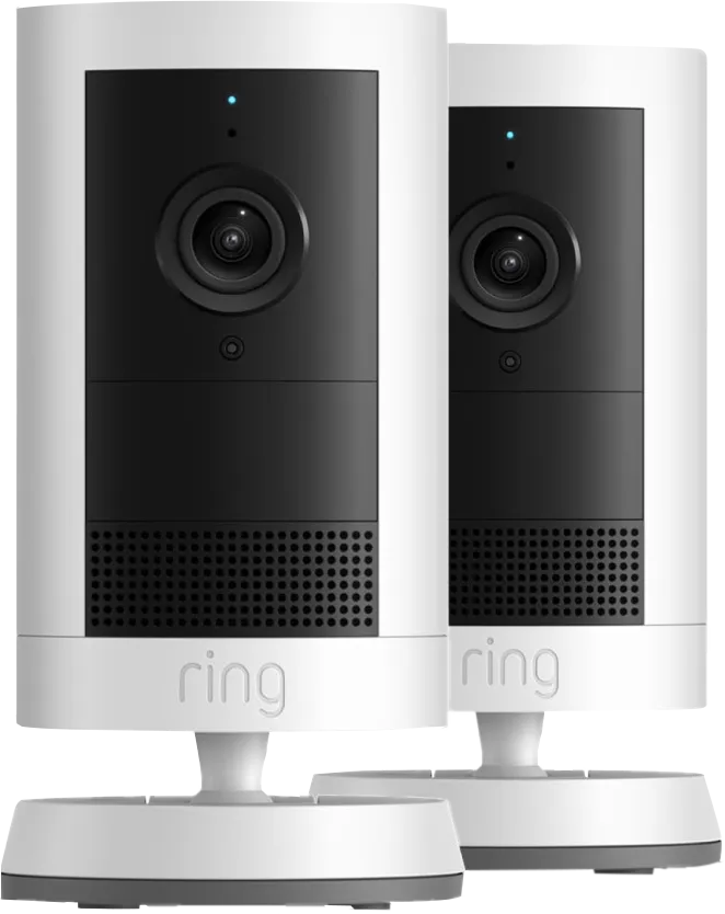 Ring Outdoor Cam Plus Plug In Wit Duo Pack