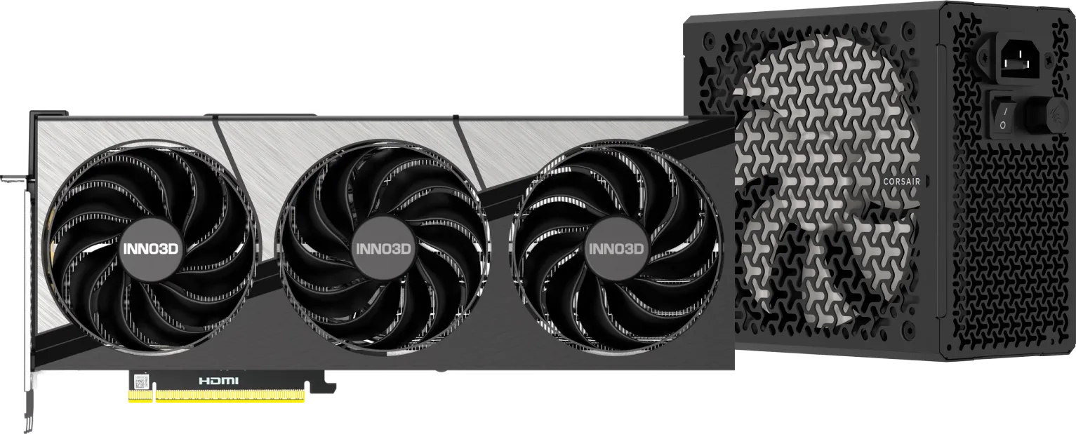 Inno3d GeForce RTX 5090 X3 32GB + Corsair RM1000x