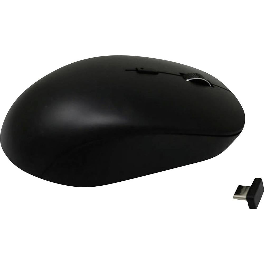 Matias M5DCBB Muis Draadloos Optisch Zwart 4 Toetsen 1000 dpi, 1600 dpi