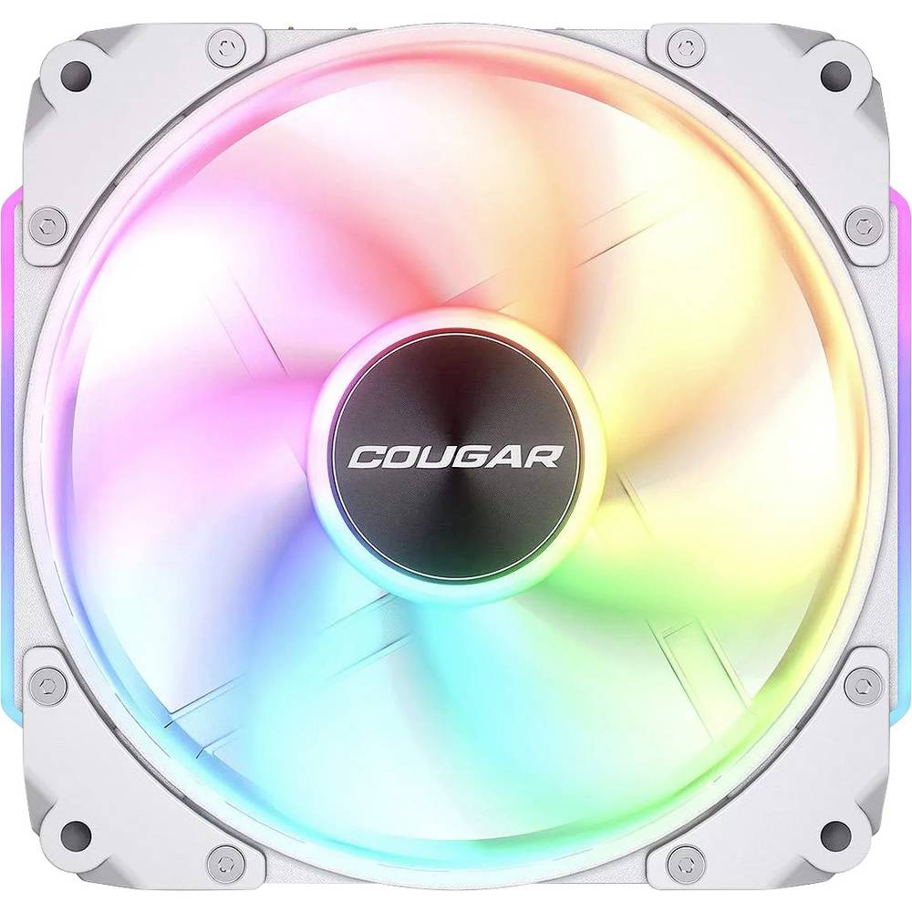 Cougar CF-APR12HW-RGB PC-ventilator Wit (b x h x d) 120 x 120 x 28 mm