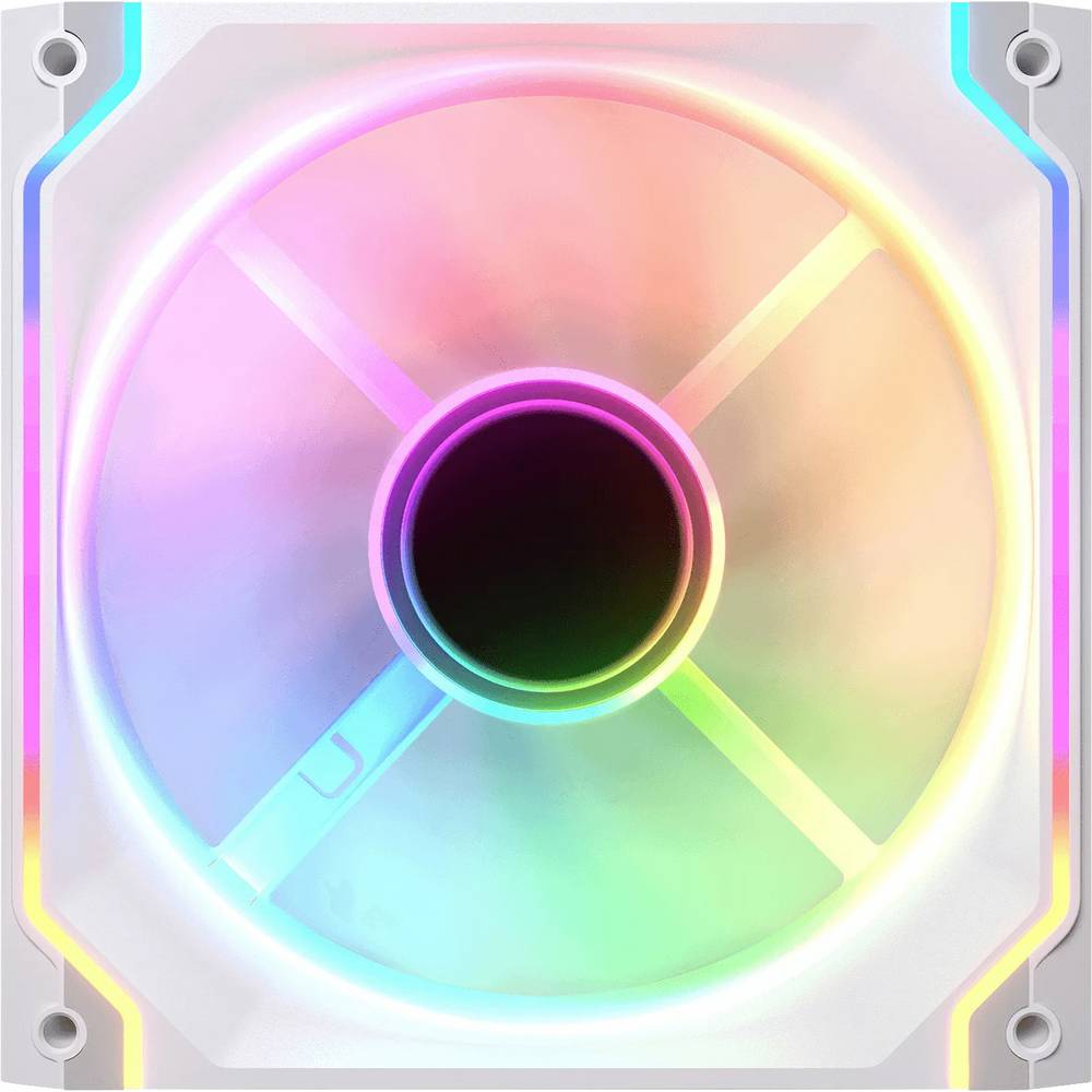 Cougar CF-SC140FW-RGB PC-ventilator Wit (b x h x d) 140 x 140 x 25 mm