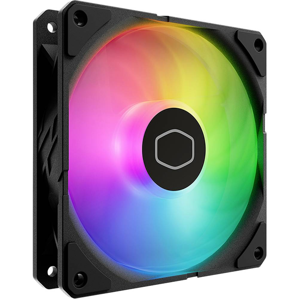 Cooler Master SickleFlow Edge PC-ventilator Zwart (b x h x d) 120 x 25 x 120 mm Incl. LED-verlichting