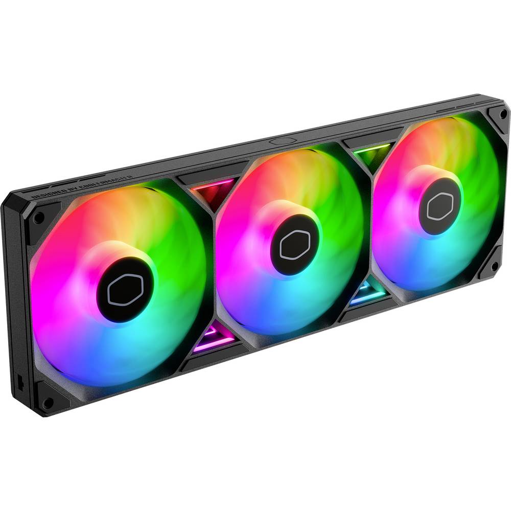Cooler Master SickleFlow Edge PC-ventilator Zwart (b x h x d) 122 x 26.5 x 361 mm Incl. LED-verlichting