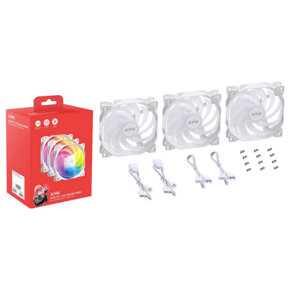 ADATA VENTO 120 PC-ventilator Wit