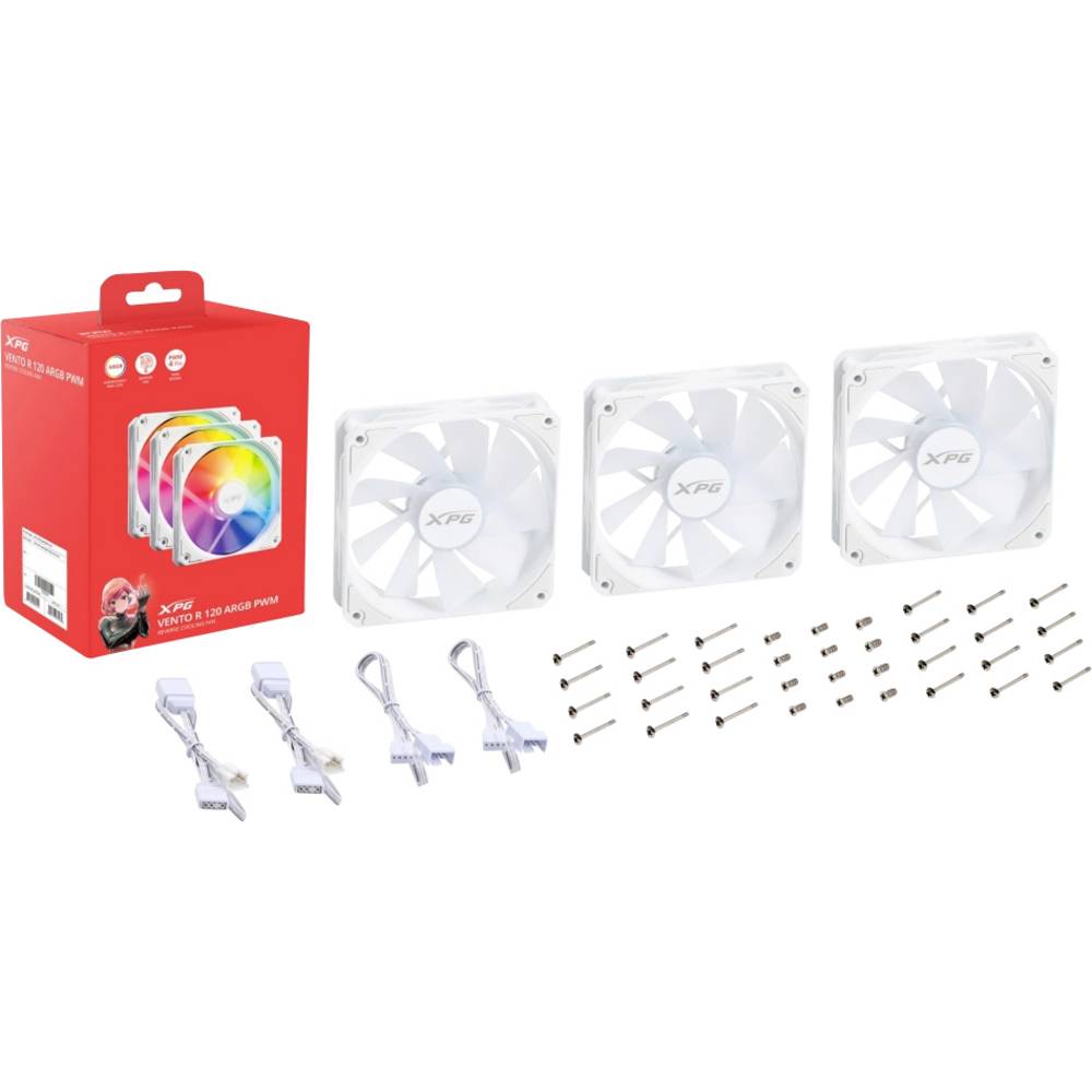 ADATA VENTO R 120 PC-ventilator Wit