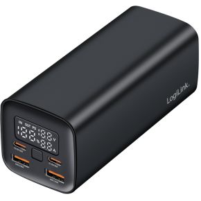 Logilink Power Bank 20000mAh 2xUSB-C 2x USB-A Zwart-