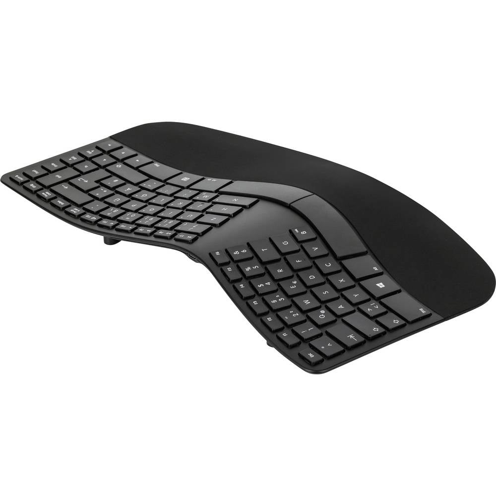 Matias Toetsenbord Draadloos QWERTZ, Duits Zwart Ergonomisch