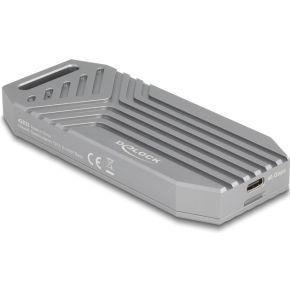 DeLock 42033 behuizing voor opslagstations SDD-behuizing Grijs M.2