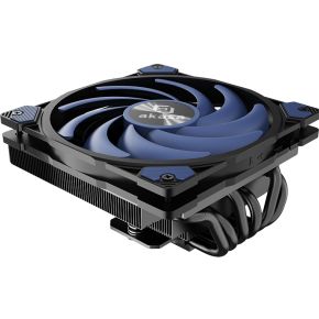 Akasa ALUCIA H6LS M2 Processor Luchtkoeler 12 cm Zwart, Blauw 1 stuk(s)