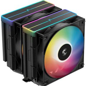 Deepcool AG620 BK ARGB V2 Chipset, Moederbord Luchtkoeler 12 cm Zwart 1 stuk(s)