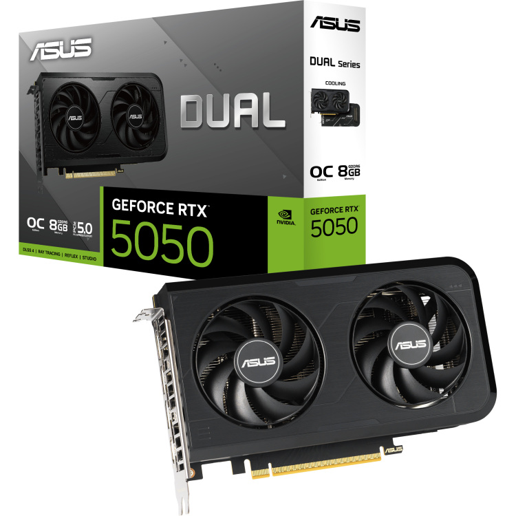 ASUS GeForce RTX 5050 DUAL OC 8GB grafische kaart