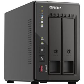 QNAP TS-253E NAS Tower Ethernet LAN Zwart J6412