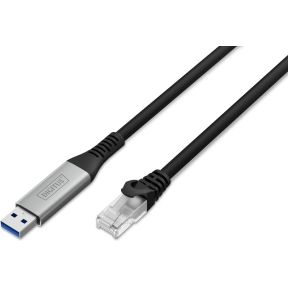 Digitus AK-300600-150-S USB-C - RJ45 CAT6A 1 Gbit/s, 15m Kabel