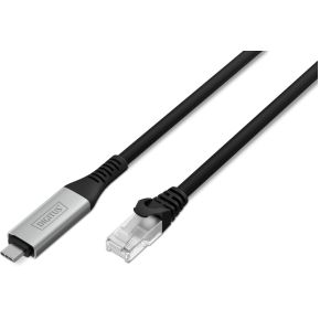 Digitus AK-300601-150-S USB-C - RJ45 CAT6A 1 Gbit/s, 15m Kabel