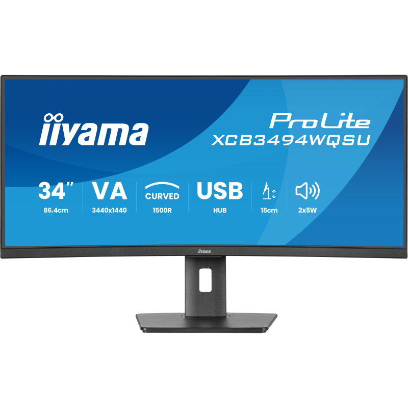 Iiyama ProLite XCB3494WQSU-B1 Ledmonitor