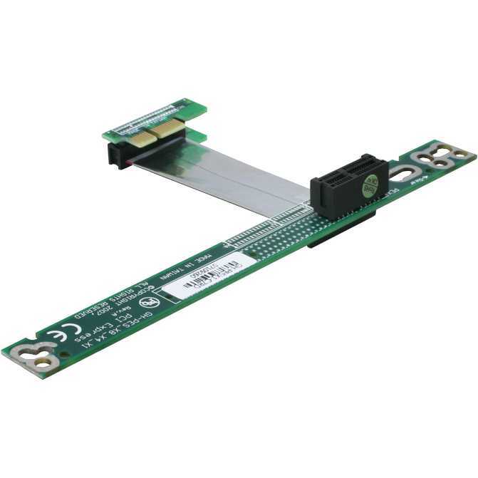 DeLOCK Riser Card PCI Express x1 > x1 met flexibele kabel Riser card