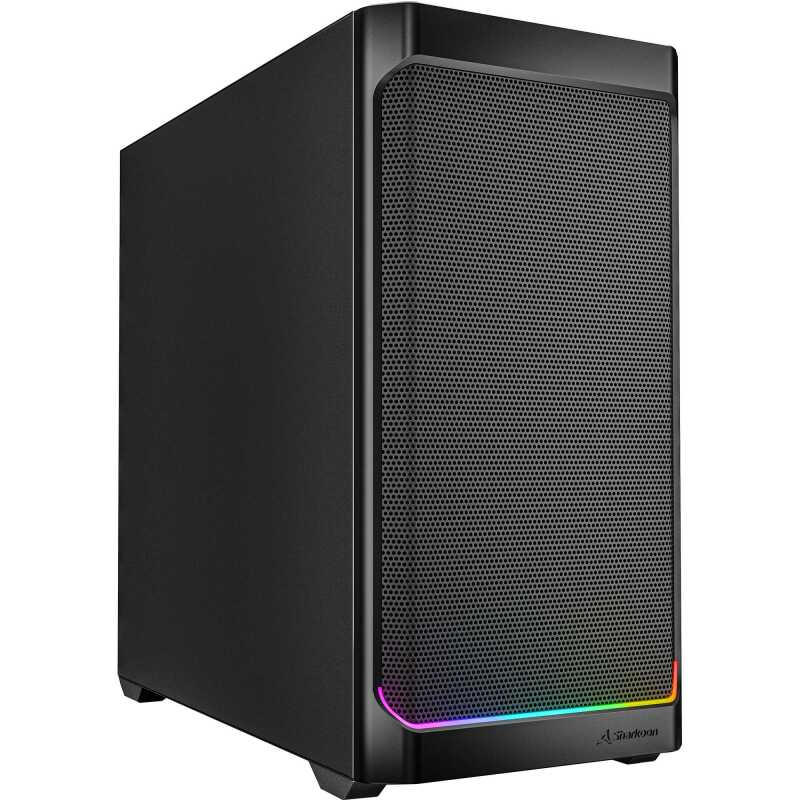 Sharkoon MK4 RGB Strip Tower behuizing