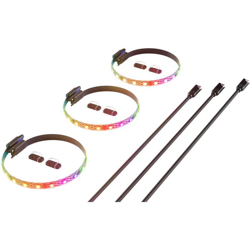 HYTE LS10 qRGB Light Strips, 3 stuks Ledstrip