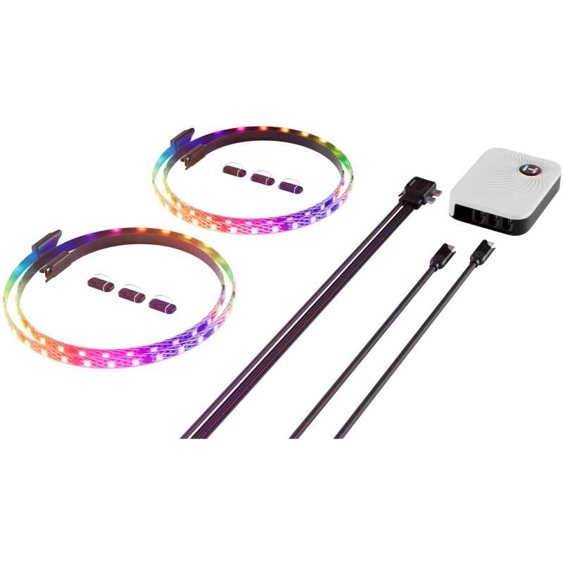 HYTE LS30 qRGB Light Strips, 3 stuks + Nexus Portal NP50 Ledstrip