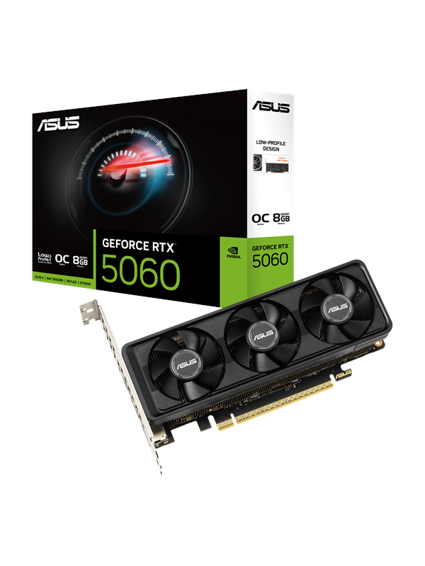 Asus GeForce RTX 5060 Low Profile BRK OC - 8GB GDDR7 RAM - Grafische kaarten
