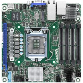 ASRock E3C246D4I-2T moederbord Intel C246 LGA 1151 (Socket H4) mini ATX