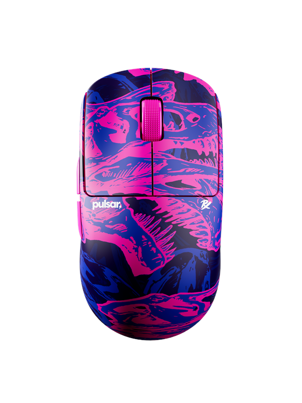 Pulsar X2 CRAZYLIGHT Mini Wireless - PRX Edition - Gaming muis - Optisch - 5 knoppen - Paars