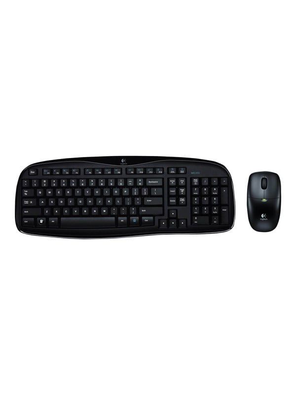Logitech Wireless Desktop MK250 - Keyboard and mouse set - Zwart