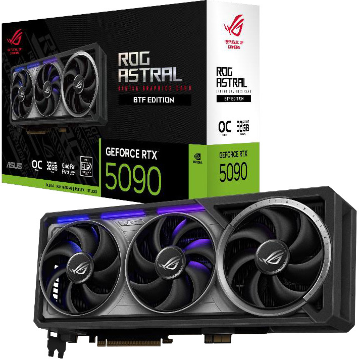 ASUS GeForce RTX 5090 ROG ASTRAL GAMING OC BTF grafische kaart